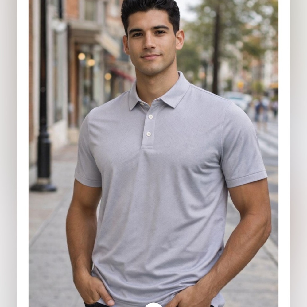 PETER MILLAR Men's SUMMER COMFORT Polo Shirt Size Large Business Casual Preppy